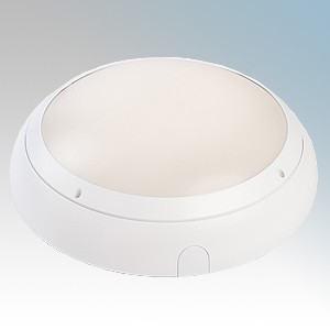 Ansell Lighting Aviled Cct W Vision 3 White Polycarbonate Cct Led Bulkhead With Cool Warm White